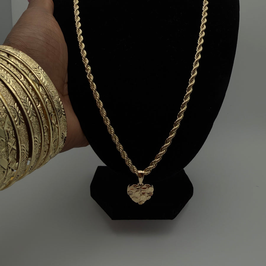 Nugget Heart Chain