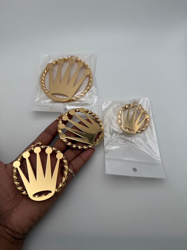 Crown Hoops