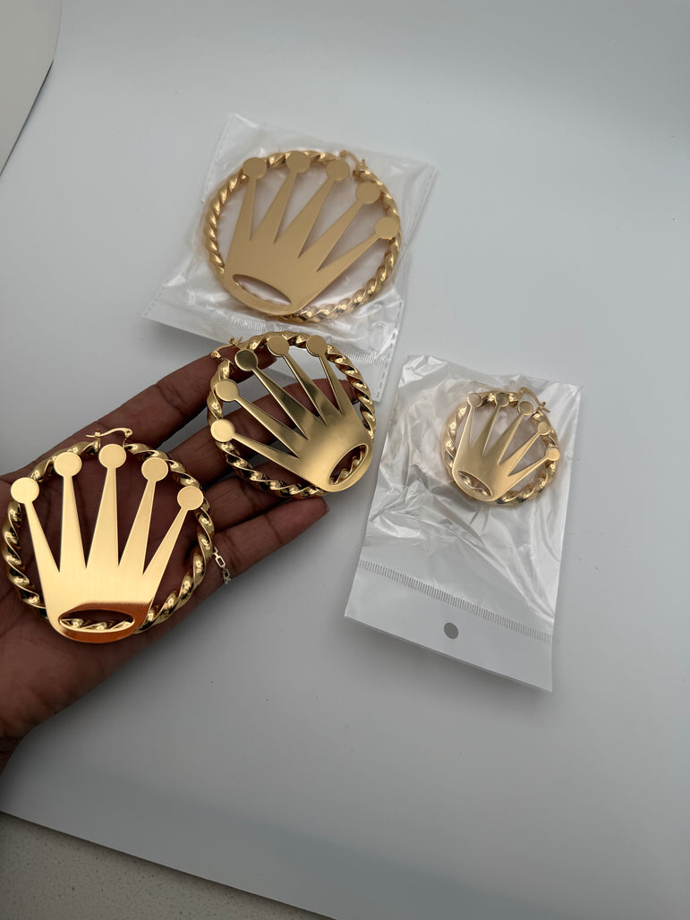 Crown Hoops