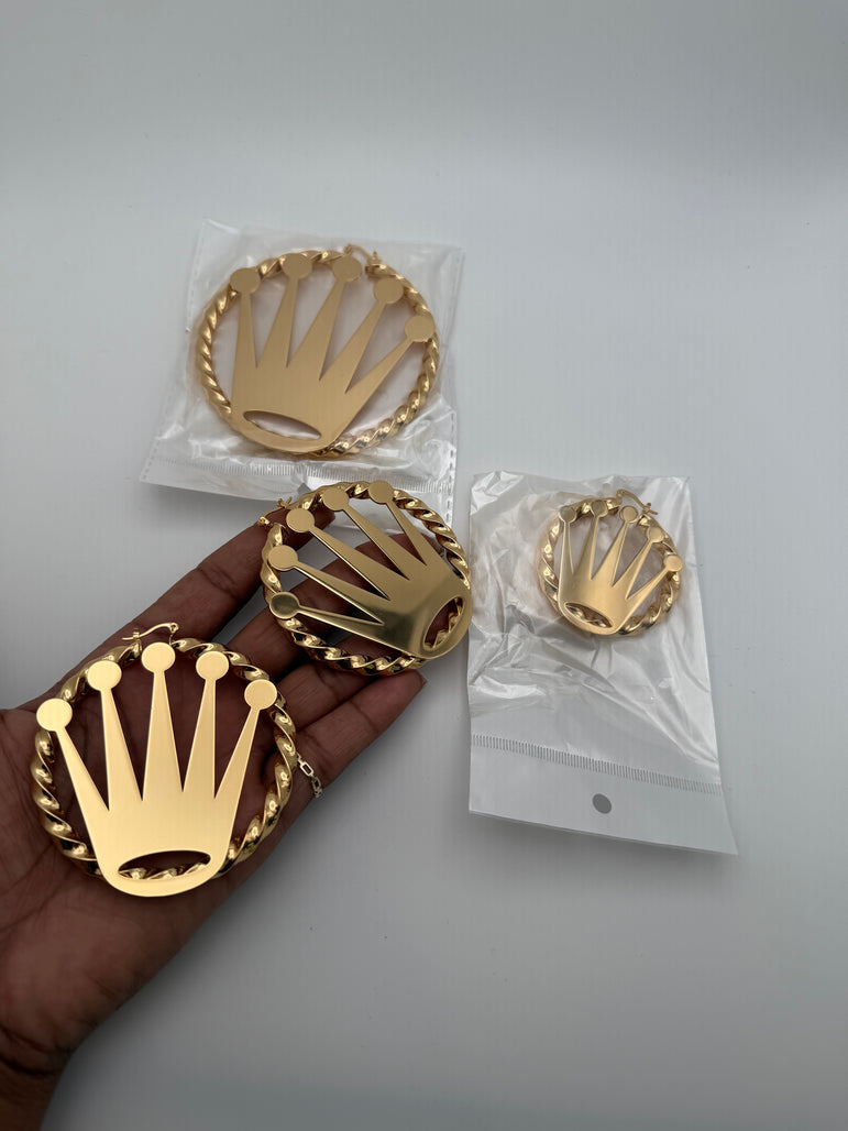Crown Hoops