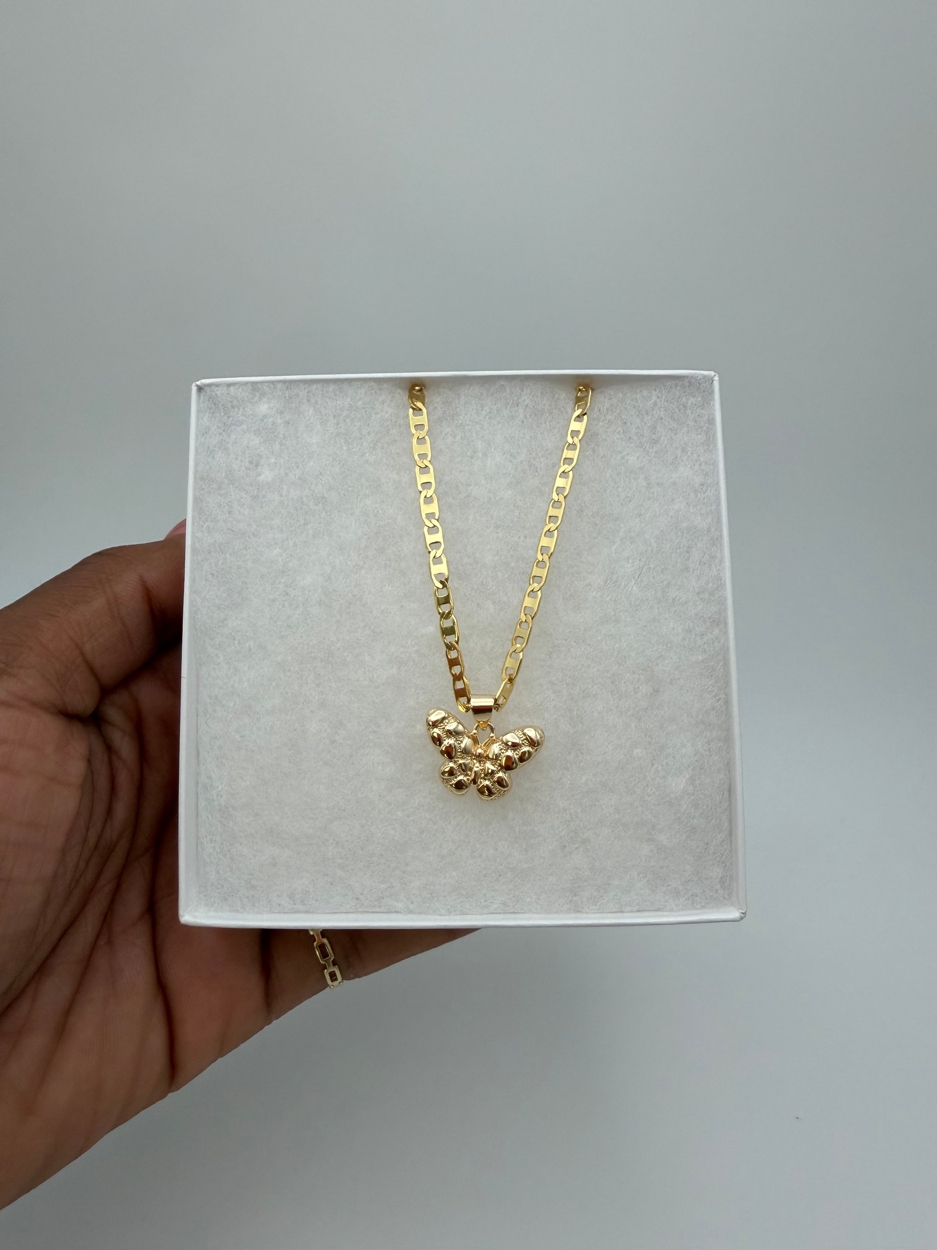Butterfly Pendant W/ Chain