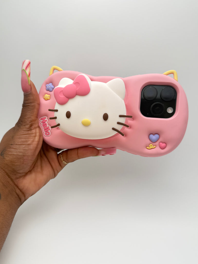 Hello Kitty 3D Face Phone Case