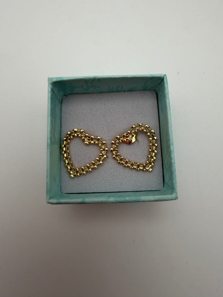 Rolex Heart Earrings