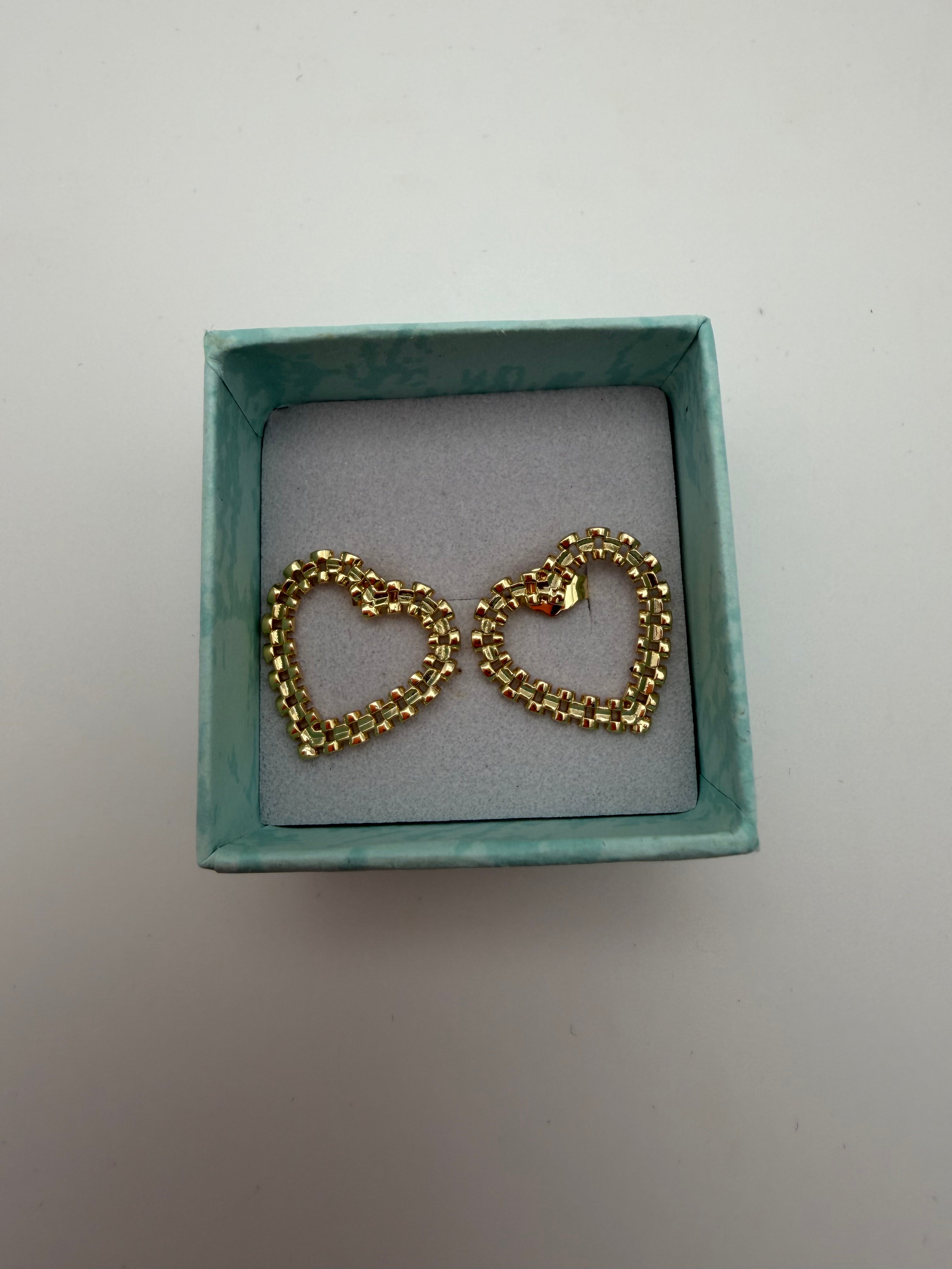Rolex Heart Earrings