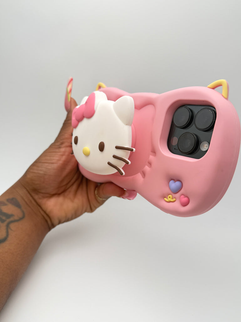 Hello Kitty 3D Face Phone Case