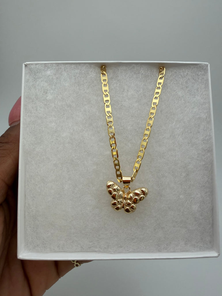 Butterfly Pendant W/ Chain
