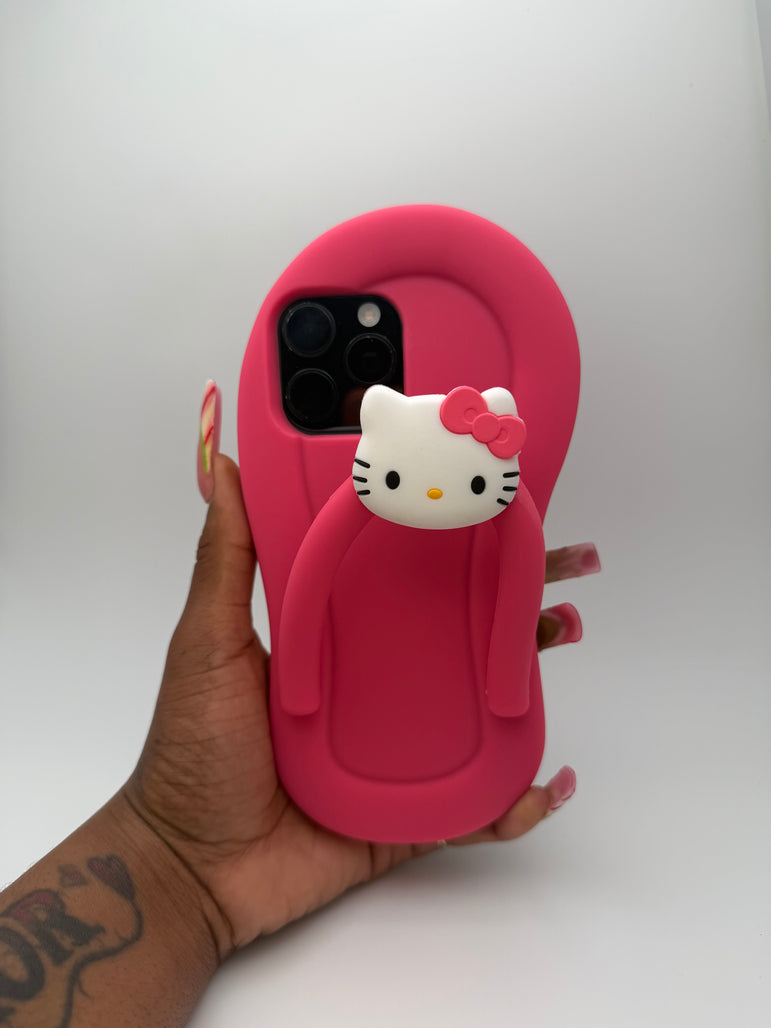 Pink Hello Kitty iPhone Case