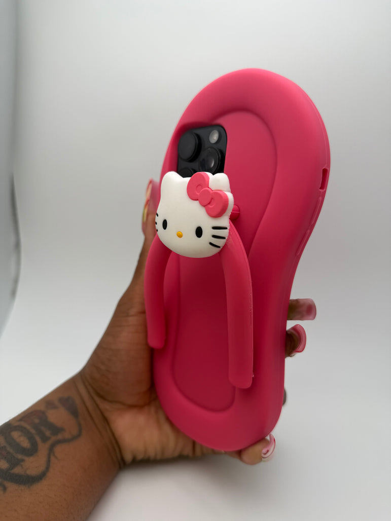 Pink Hello Kitty iPhone Case