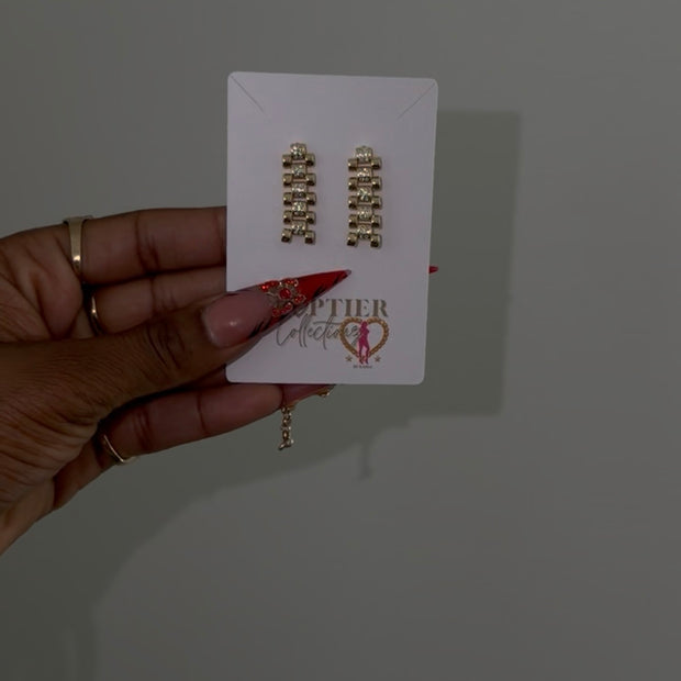 Ice Me Down Rolex Earrings