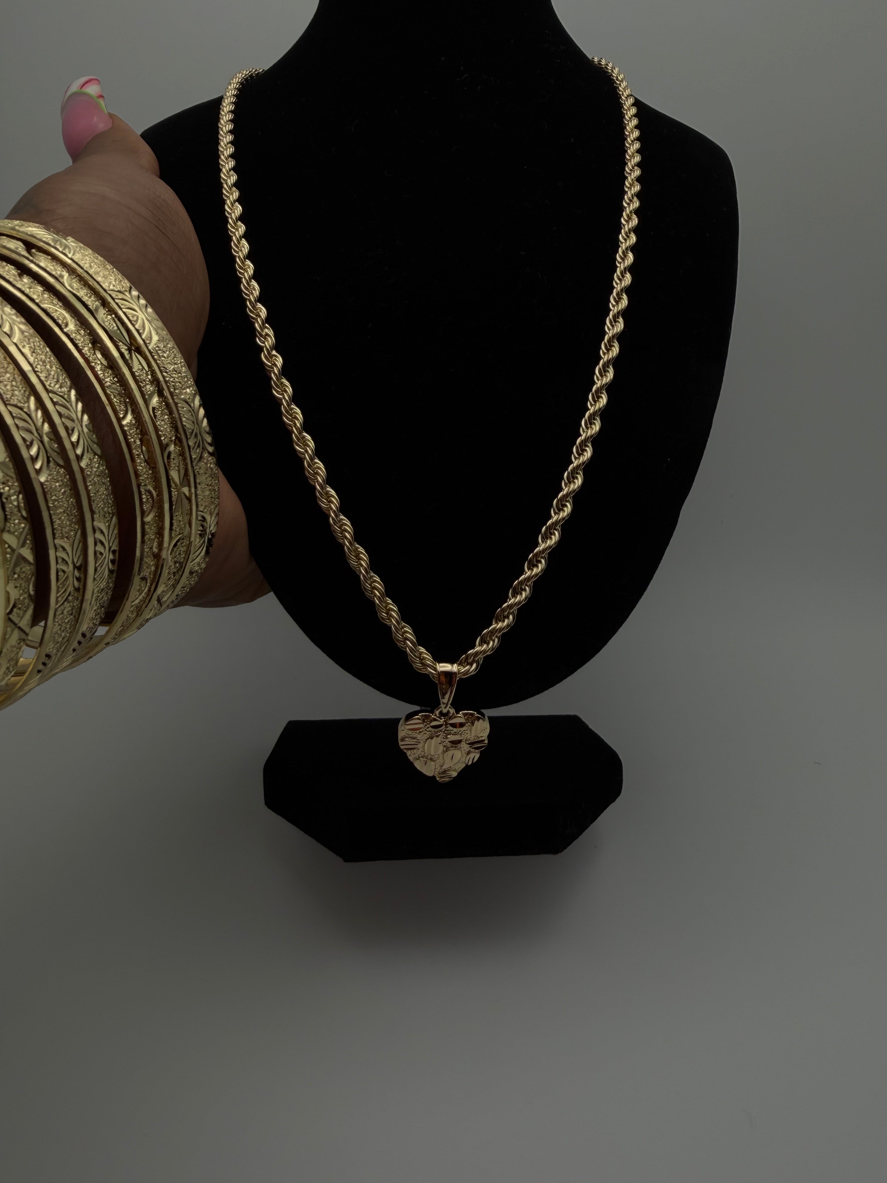 Nugget Heart Chain
