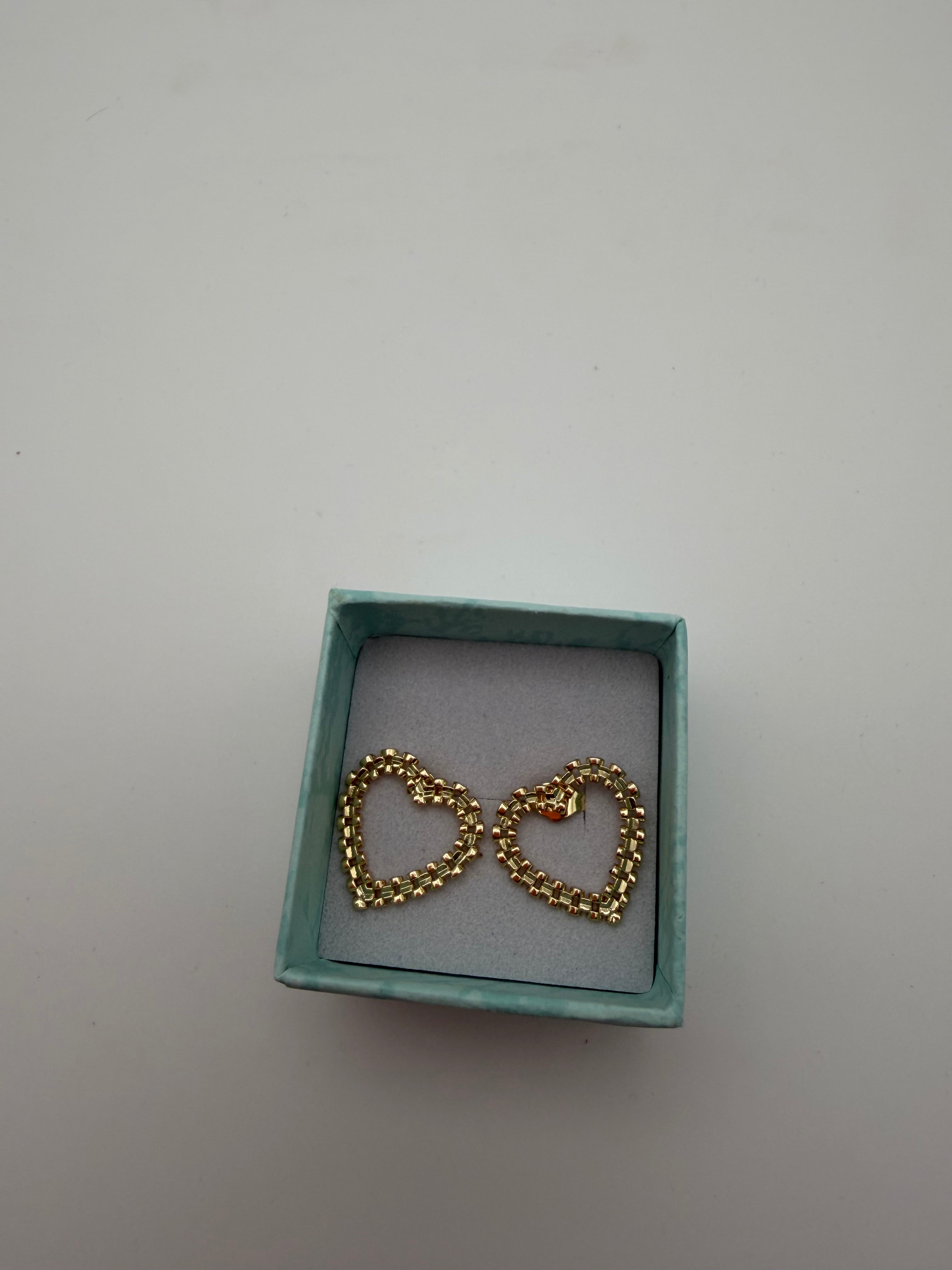 Rolex Heart Earrings