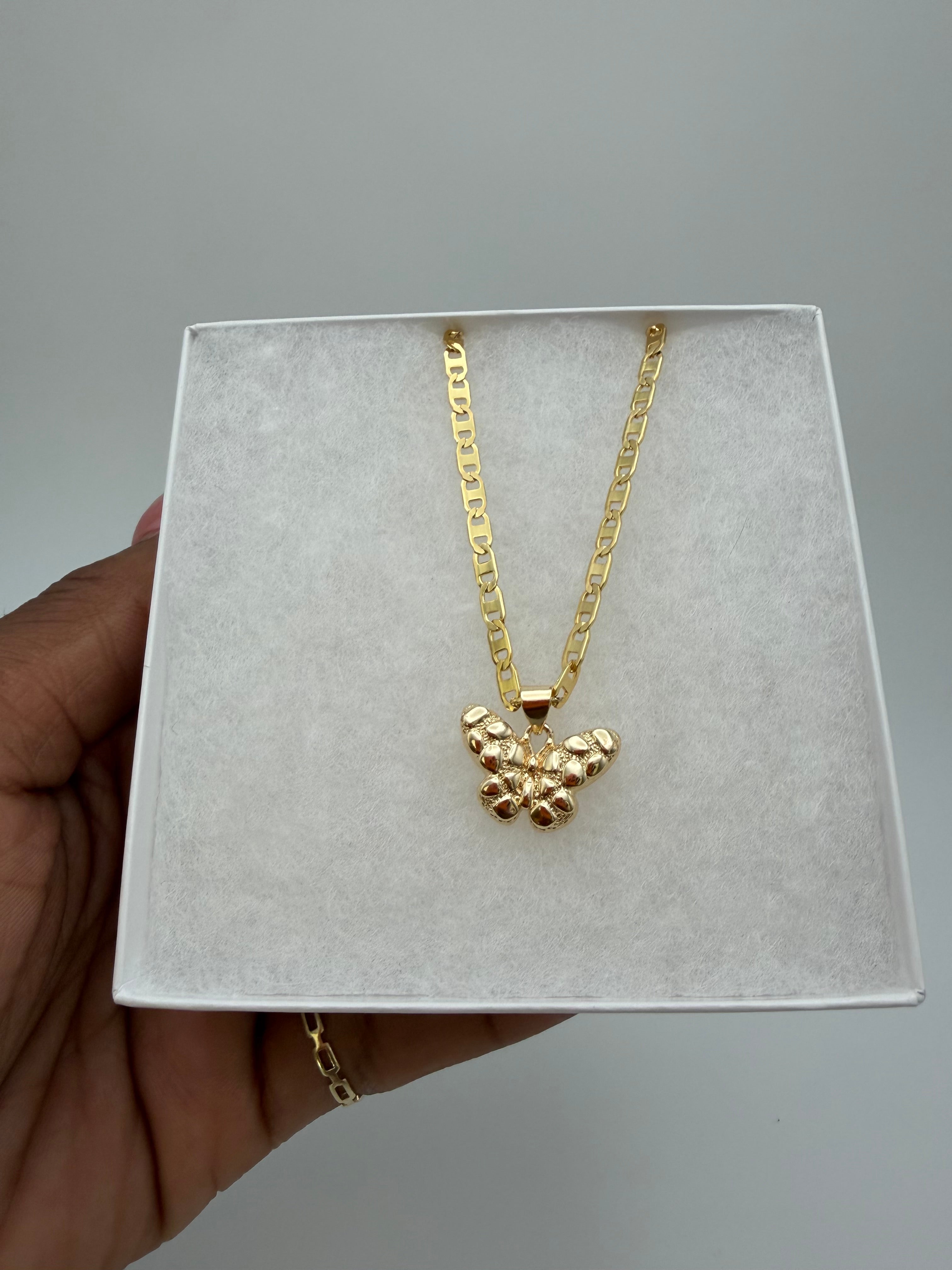 Butterfly Pendant W/ Chain