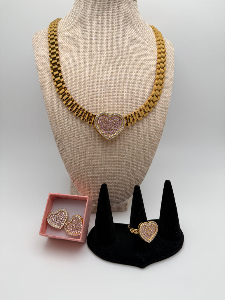 Heart Of Gold Rolex Set