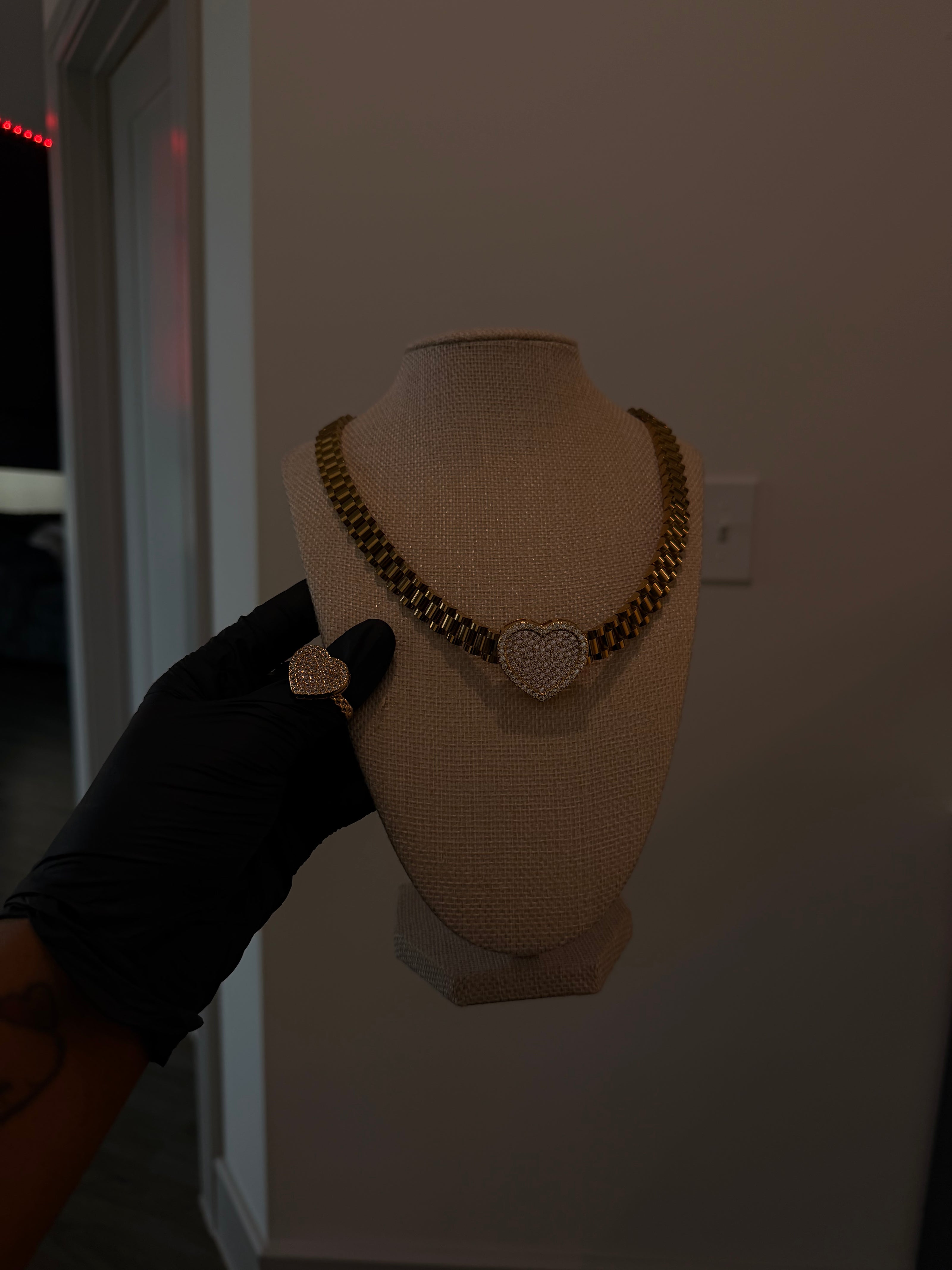 Heart Of Gold Rolex & Ring Set
