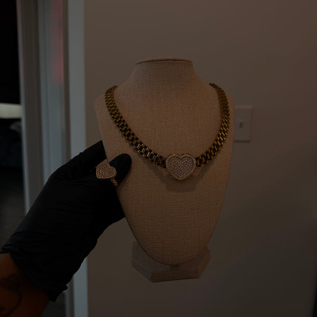 Heart Of Gold Rolex & Ring Set