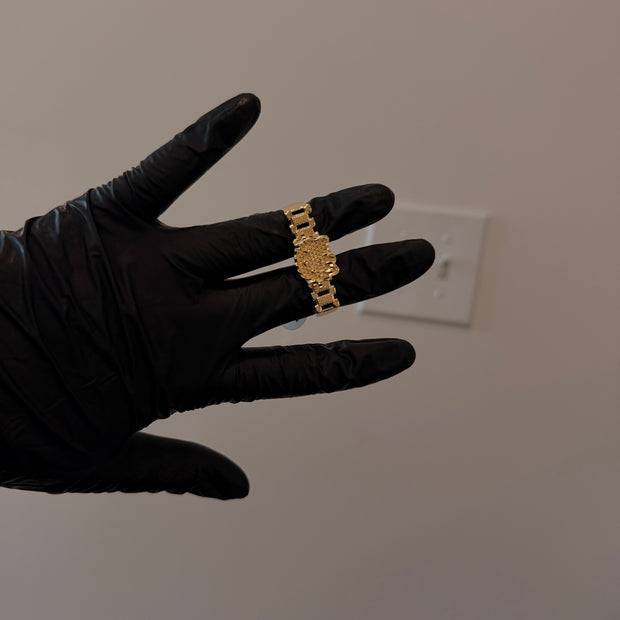 HK Double Pressure Rolex Ring