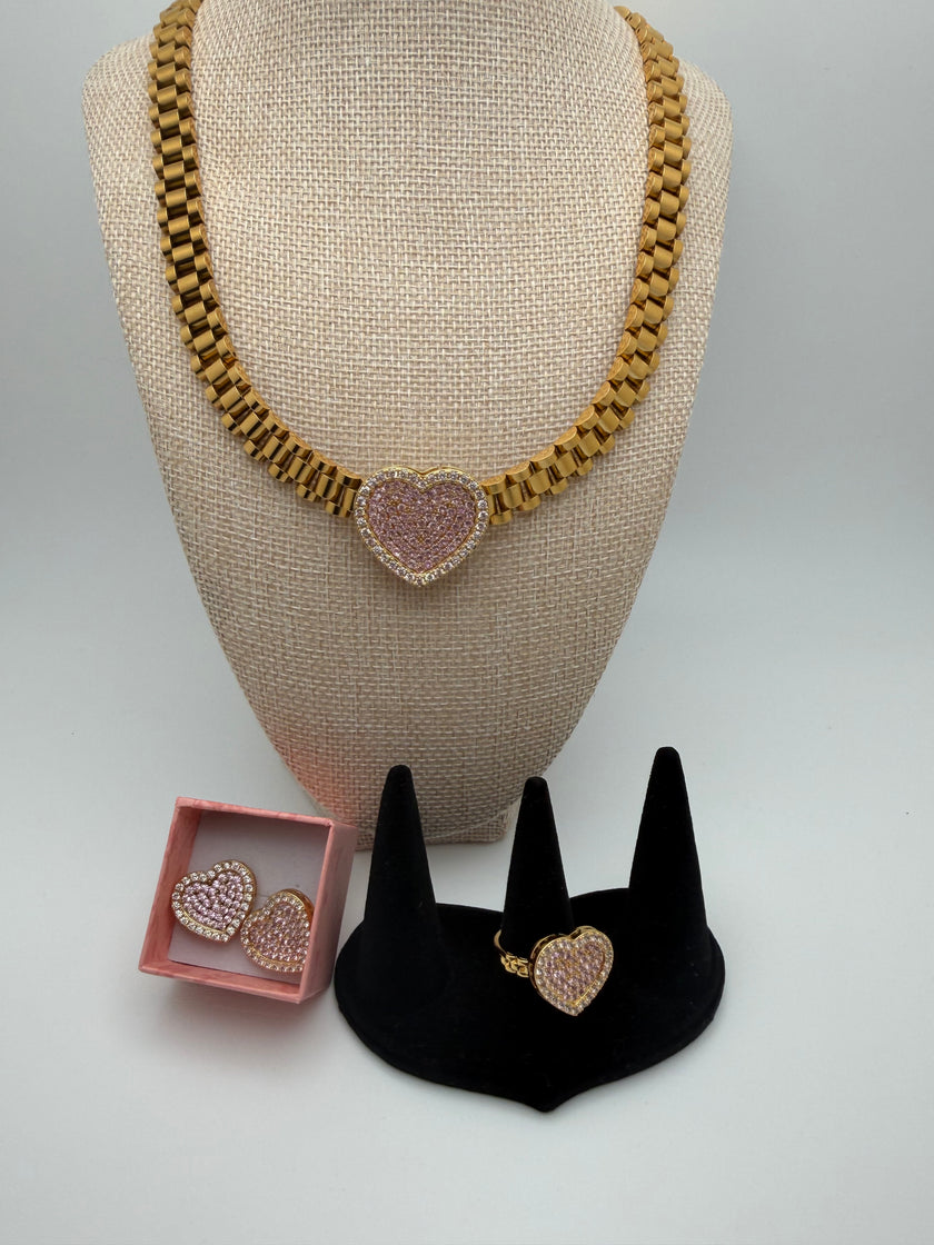 Heart Of Gold Rolex Set
