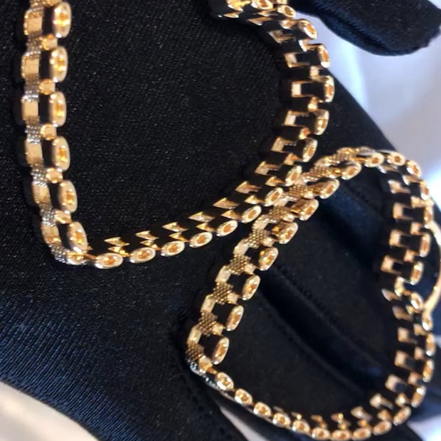 Heart Rolex Hoops