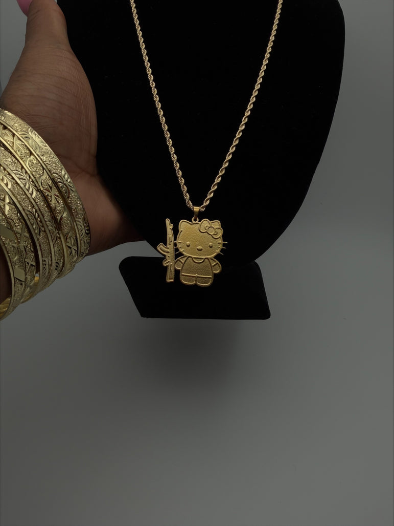 Hello Kitty AK47 Chain